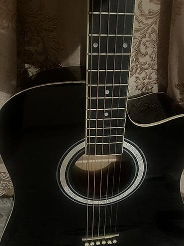 гитара размер 41: Акустическая гитара 6-струнная, форма корпуса Dreadnought с вырезом — 3