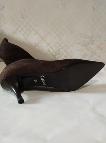 брендовый обувь: Туфли р.40;Gabor,1500сом,замша натуральная — 2