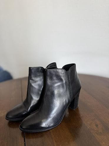 Nursace / Женские кожаные ботильоны, классические черные - Материал at lalafo.kg Nursace / Женские кожаные ботильоны, классические черные - Материал