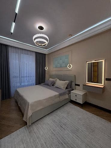 Недвижимость: 3 комнаты, 116 м², Асанбай мкр 13 этаж, Евроремонт — 2