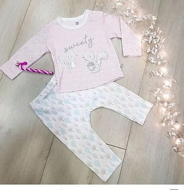 Джинсы и брюки: Комплект, цвет - Серый, Новый — 2