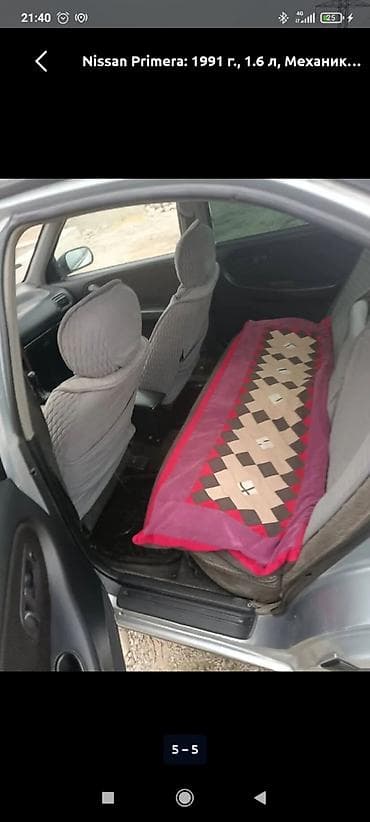 Nissan Primera: 1991 г., 1.6 л, Механика, Бензин, Седан — 2