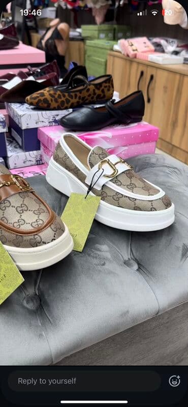 фирменная обувь из италии: Лоферы, 38, Gucci, Новый, цвет - Белый, Самовывоз — 2