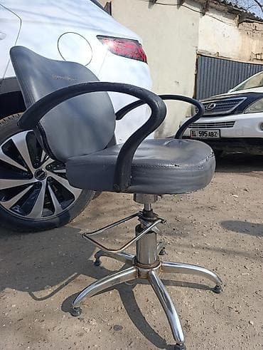 Строительные растворы и добавки: Парикмахерские кресла 1) Кресло на круглой хромированной базе - — 4