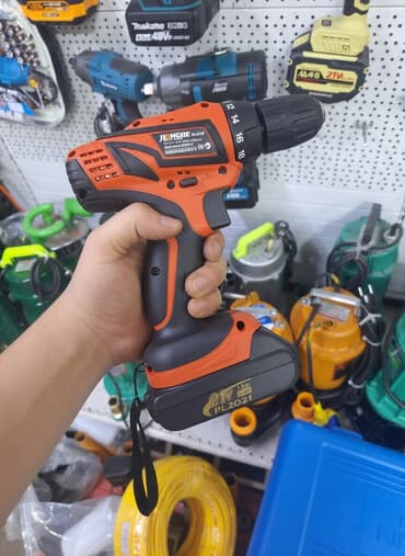 продаю строительные инструменты: Аккумуляторная дрель-шуруповерт Jiongjie BLADE 21V с регулировкой — 1
