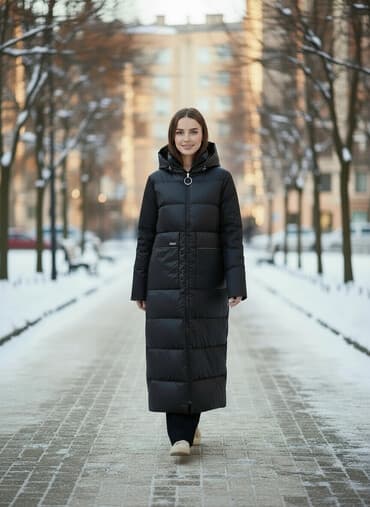 купить качественную мужскую зимнюю куртку: Пуховик, Длинная модель, Китай, С капюшоном, 4XL — 3