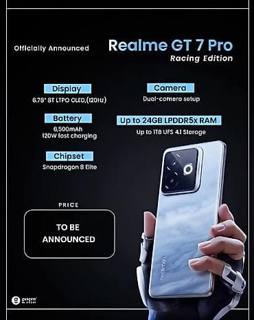 poco k40: Realme GT 7 Pro, Новый, 256 ГБ, цвет - Белый, 2 SIM — 1