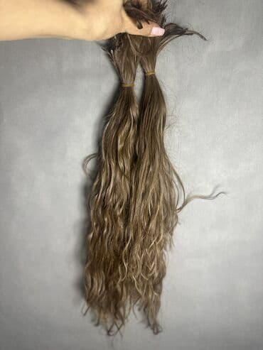 СРОЧНО ‼️ Продаю натуральный, не крашеный, волос ! 60 см, 234 капсул