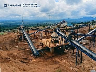 Стационарная дробилка ADMINE ленточного типа Конусная дробилка