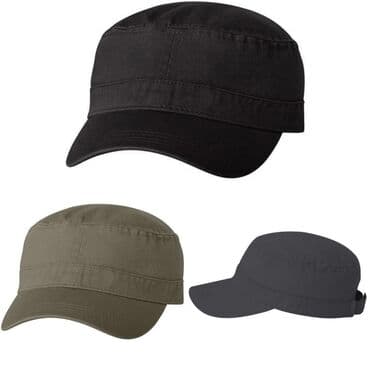 военные кепки: Fidel Cap. 100% хлопок, биостиранный твил-чинос. Не структурированный — 1