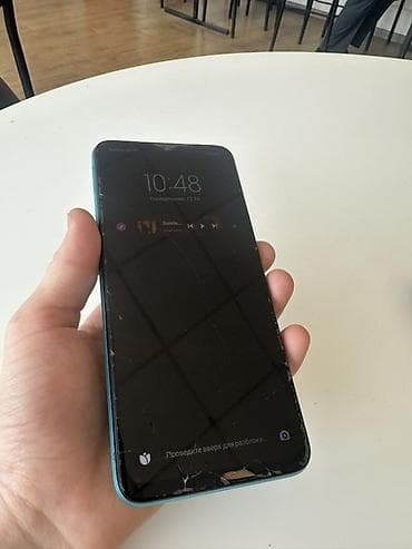 poco m 4: Redmi, Redmi 9T, Б/у, 64 ГБ, цвет - Зеленый, 2 SIM — 1