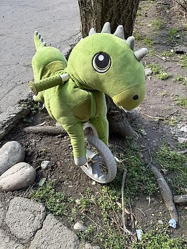 teddy bear: Беговел My Buddy Wheels с мягким чехлом‑игрушкой «Динозавр» — 2