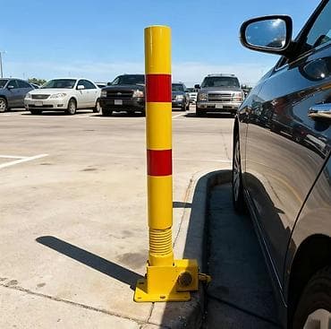 Парковочный столб блокиратор барьер открывается с ключом, в at lalafo.kg Парковочный столб блокиратор барьер открывается с ключом, в