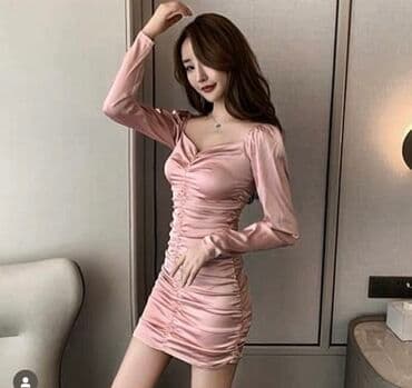 гель для сужения розовая женщина отзывы: Повседневное платье, Китай, Лето, Короткая модель, Футляр, S, M, L — 4