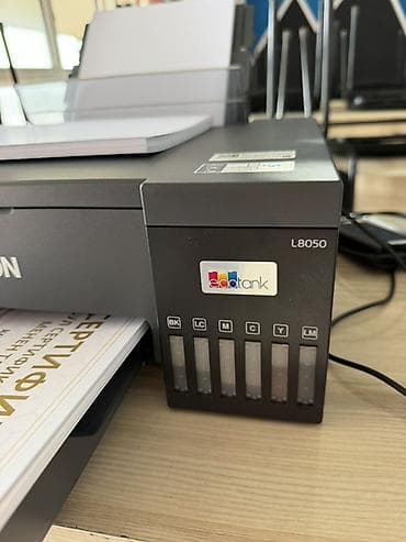 принтеры сканер: Струйный фотопринтер Epson EcoTank L8050 - Тип: цветной струйный — 1