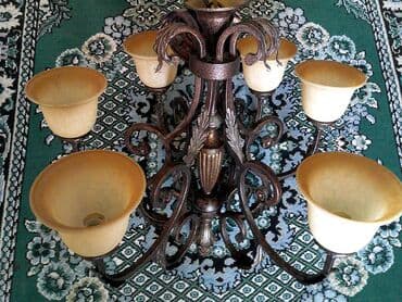 купить люстру в зал: Срочно продаю большую красивую люстру. 6ти рожковая, б\у в отличном — 2