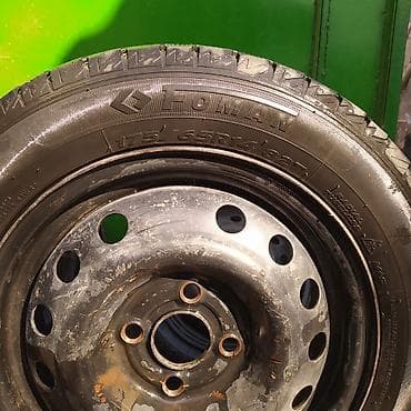 tesla model 3: Колеса в сборе 175 / 65 / R 14, Всесезонная, Б/у, Комплект, Легковые, Железные, отверстий - 4 — 7