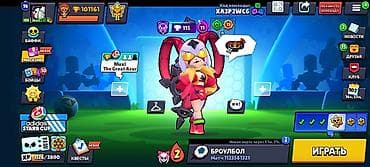 Видеоигры и приставки: Игровой аккаунт Brawl Stars Основное: - Трофеи: 101 161 (рекорд — 5