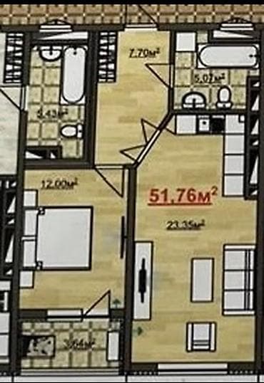 квартира и дом: 1 комната, 52 м² — 3