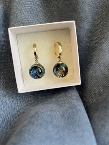 Серебряные серьги, Женские, Б/у