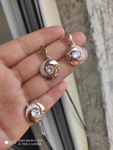 свадебные наборы ручной: Набор украшений, Проба 925, Женские, Новый — 15