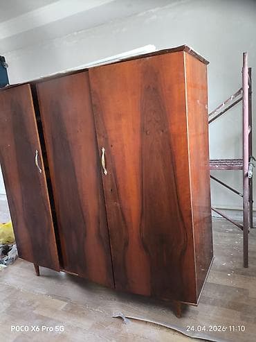 комоды для одежды: Шифоньер, шкаф для одежды, Прямой, Дерево — 2