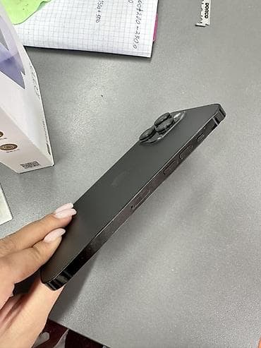 iphone 15 pro ma: IPhone 14 Pro, Б/у, 256 ГБ, Black Titanium, 81 % — 2