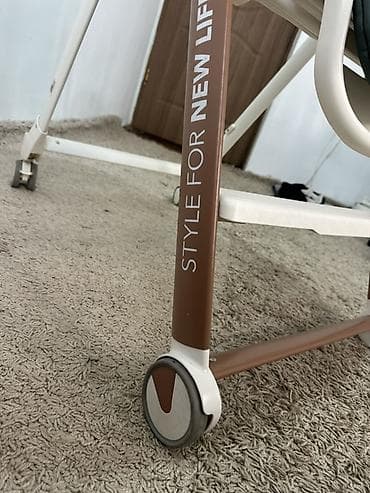 Коляски: Детский стульчик от Happy baby для кормления с регулируемой — 5