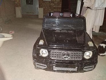 Детский мир: Детский электромобиль Mercedes-Benz G-Class AMG (черный) - — 6