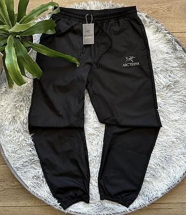 Жеке буюмдар: Легкие спортивные брюки Arc’teryx, черный цвет. - Материал: тонкая — 1