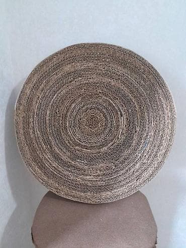 кошка лысая: Когтеточка круглая - для кошек и котов, котят. Картон. диаметр - 40 — 4