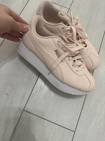 Оксфорды: Кроссовки Puma женские - Модель в классическом стиле с фирменной — 1