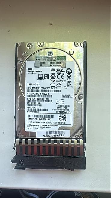 hub type c: Накопитель для ПК, Новый, HP, HDD, 2 ТБ, 2.5", Для сервера — 1