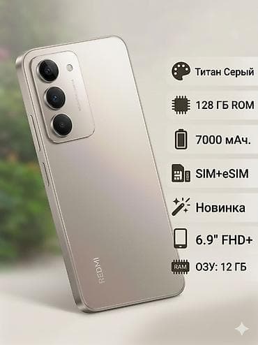 pixel 10a: Redmi, Redmi 15, Новый, 128 ГБ, цвет - Серый, eSIM — 3