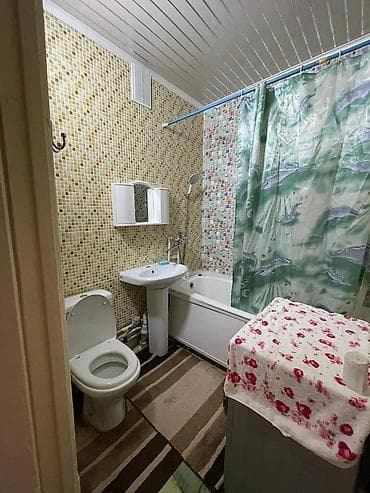 Квартиры: 1 комната, 35 м², Аламедин-1 мкр 105 серия, 7 этаж, Косметический ремонт — 4
