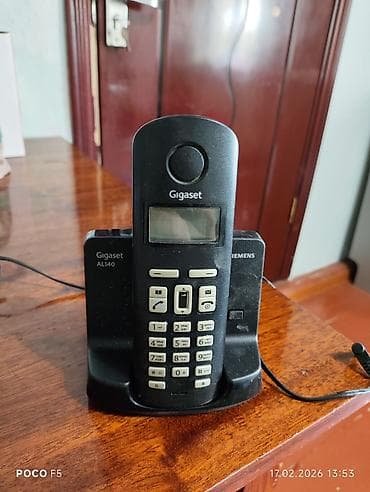 Стационарный телефон Беспроводной, Дисплей