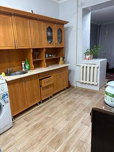 кок жаре: 3 комнаты, 65 м², 106 серия, 1 этаж, Евроремонт — 5