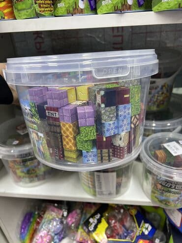 лего майнкрафт: Набор магнитных кубиков “Minecraft” - Тематический конструктор в — 7