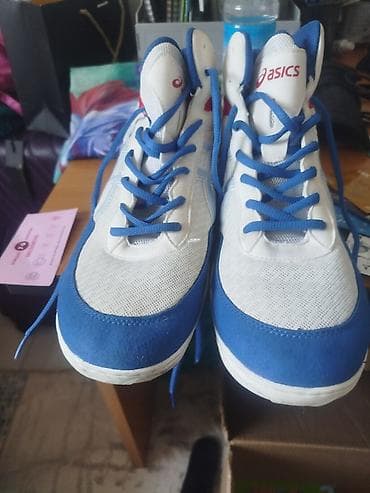 кроссовка asics: Кроссовки Asics, бело — 1