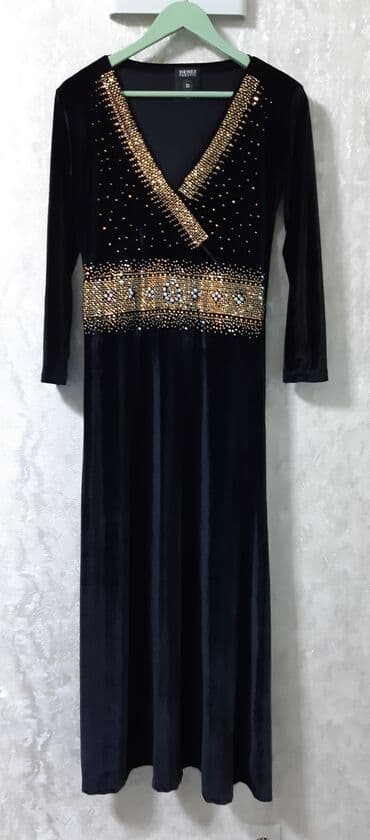 национальные украшения бишкек: Шикарное вечернее платье из королевского велюра, производство Турция — 3