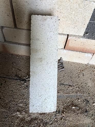 Шамотный кирпич, Для камина, 230x114x65