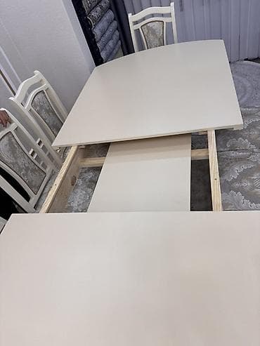 стол и стул: Стол и стул для зала, цвет - Бежевый — 4