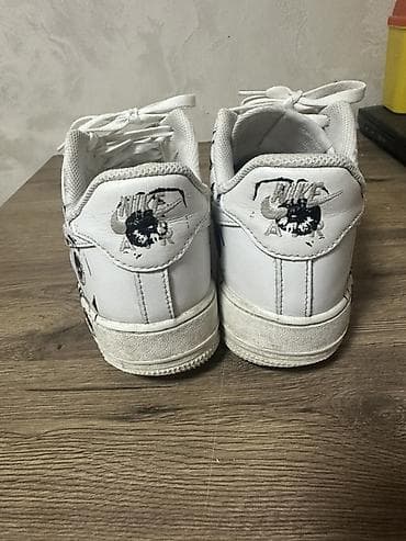 dunk low: Мужские кроссовки, 44, Nike, Б/у, цвет - Белый, Платная доставка, Самовывоз — 3