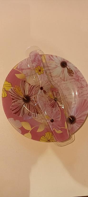 посуда для тортов: Набор для торта VETTA «Аннета», 2 предмета. - круглая сервировочная — 2