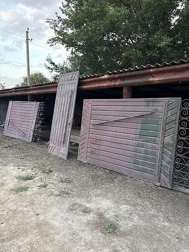 Ачылма дарбазалар: Продаю ворота высота 2,50 ширина калитки 95 см ширина ворот 3,40 — 10