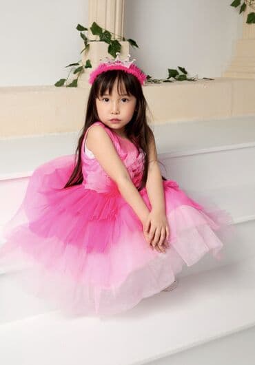 национальный жилет: Комплект, цвет - Розовый, Б/у — 6