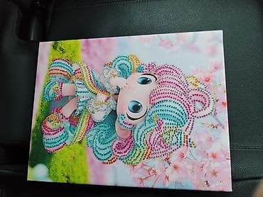 Картина-алмазная мозаика на подрамнике 23×30 см - Сюжет: мультяшная