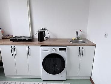 Терезелер жана комплектөөчүлөр: Ашкана гарнитуру, түсү - Ак, ДСП — 3