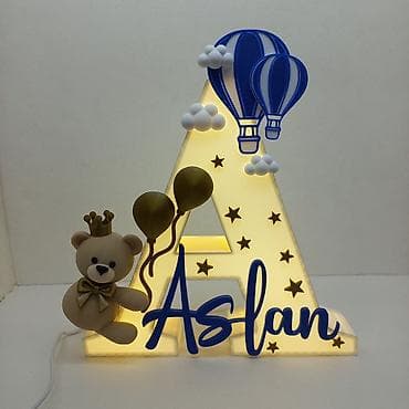 ✨ Именной ночник-буква ✨ Стильный светильник с именем — идеальное