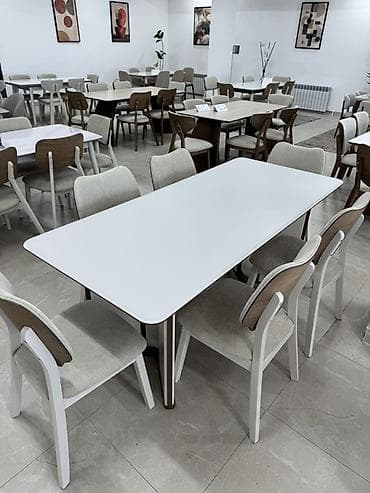 chair table: Кухонный стол и стул, цвет - Белый — 5